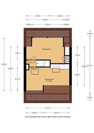 Floorplan - Hasebroekstraat 58, 3532 GM Utrecht